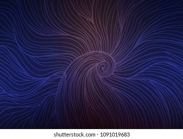 Dark Blue, Red vector indian curved template. An elegant bright illustration with lines in Natural style. A completely new design for your business.