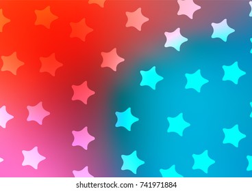 Dark Blue, Red vector indian curved background. Colorful abstract illustration with lines in Asian style. The template can be used as a background for cell phones.