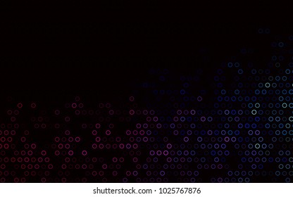 Dark Blue, Red vector  layout with circle shapes. Abstract illustration with colored bubbles in nature style. Completely new template for your brand book.