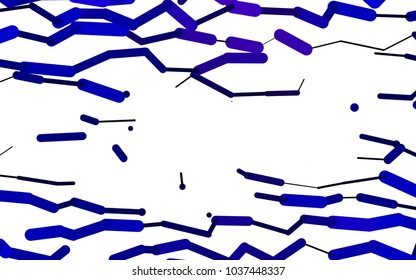 Dark Blue, Red vector layout with flat lines. Blurred decorative design in simple style with lines. Best design for your ad, poster, banner.