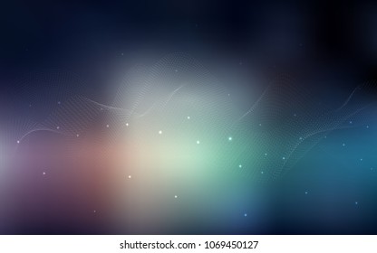 Dark Blue, Red vector layout with circle shapes. Blurred decorative design in abstract style with bubbles. The pattern can be used for ads, leaflets of liquid.