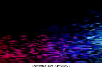 Dark Blue, Red vector layout with flat lines. Shining colored illustration with narrow lines. The template can be used as a background.