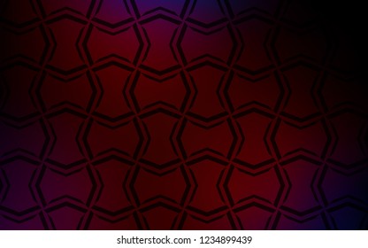 Dark Blue, Red vector layout with flat lines. Blurred decorative design in simple style with lines. Template for your beautiful backgrounds.