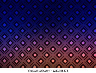 Dark Blue, Red vector layout with lines, rectangle. Shining colorful illustration with lines, rectangles. Backdrop for TV commercials.
