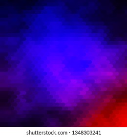 Dark Blue, Red vector layout with lines. Modern abstract illustration with colorful lines. Best design for your posters, banners.