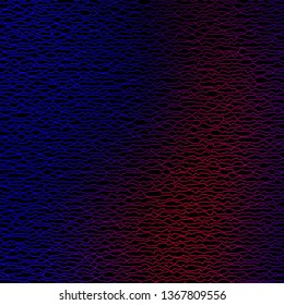 Dark Blue, Red vector layout with curves. Gradient illustration in simple style with bows. Pattern for busines booklets, leaflets