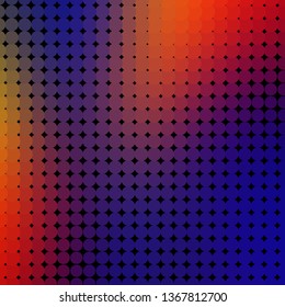 Dark Blue, Red vector layout with circles. Abstract colorful disks on simple gradient background. Design for posters, banners.