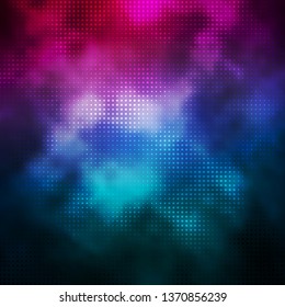 Dark Blue, Red vector layout with circles. Abstract illustration with colorful spots in nature style. Pattern for business ads.