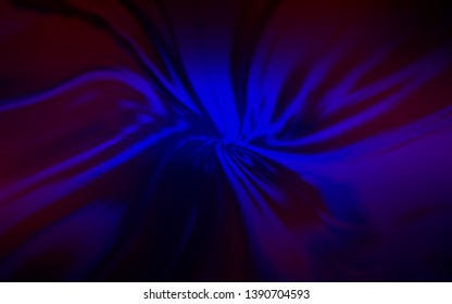 Dark Blue, Red vector layout with bent lines. Colorful illustration in simple style with gradient. Abstract design for your web site.