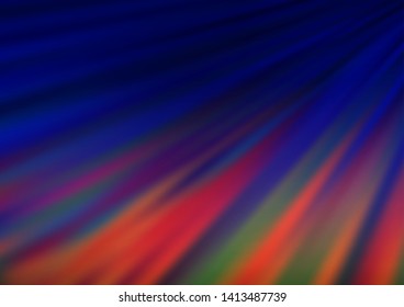 Dark Blue, Red vector layout with flat lines. Glitter abstract illustration with colored sticks. Pattern for websites, landing pages.