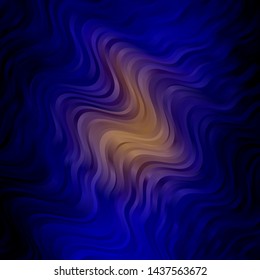 Dark Blue, Red vector layout with circular arc. Bright illustration with gradient circular arcs. Pattern for commercials, ads.