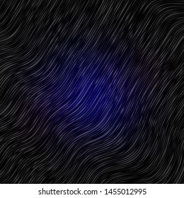 Dark Blue, Red vector layout with wry lines. Abstract gradient illustration with wry lines. Pattern for commercials, ads.