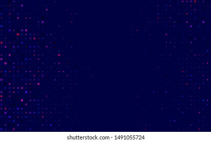 Dark Blue, Red vector layout with circle shapes. Blurred decorative design in abstract style with bubbles. Pattern for ads, leaflets.
