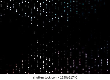 Dark Blue, Red vector layout with rectangles, squares. Beautiful illustration with rectangles and squares. Modern template for your promotion.