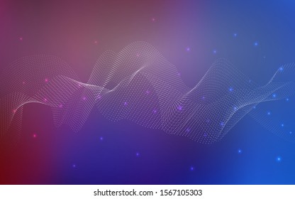 Dark Blue, Red vector layout with circle shapes. Beautiful colored illustration with blurred circles in nature style. The pattern can be used for beautiful websites.