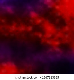 Dark Blue, Red vector layout with circle shapes. Illustration with set of shining colorful abstract spheres. Pattern for business ads.