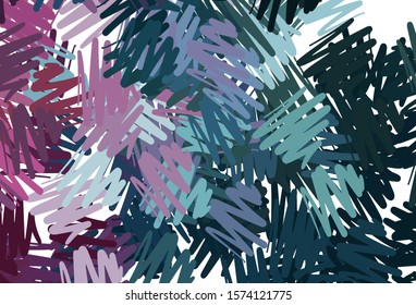Dark Blue, Red vector layout with flat lines. Modern geometrical abstract illustration with Lines. Pattern for your busines websites.