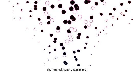 Dark Blue, Red vector layout with circle shapes. Modern abstract illustration with colorful circle shapes. Design for posters, banners.