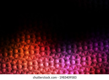 Dark Blue, Red vector layout with circle shapes. Blurred decorative design in abstract style with bubbles. Pattern for beautiful websites.