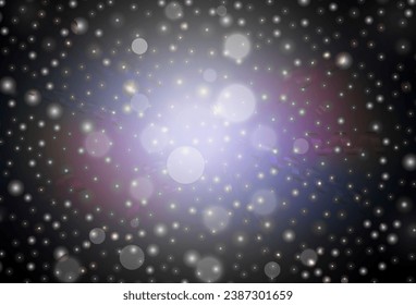 Dark Blue, Red vector layout in New Year style. A Smart Illustration with gradient Christmas elements. Template for lettering, typography.
