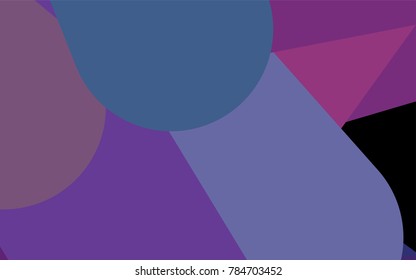 Dark Blue, Red vector layout with flat lines. Shining colored illustration with rounded stripes. Best design for your ad, poster, banner.