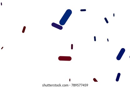 Dark Blue, Red vector layout with flat lines. Shining colored illustration with rounded stripes. The pattern can be used for medical ad, booklets, leaflets