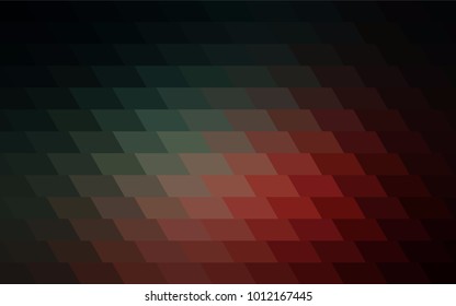 Dark Blue, Red vector low poly background. A sample with a polygonal design. Illustration in polygonal style with repeating squares