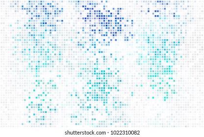 Dark Blue, Red vector low poly background. A sample with a polygonal design. Illustration in polygonal style with repeating squares