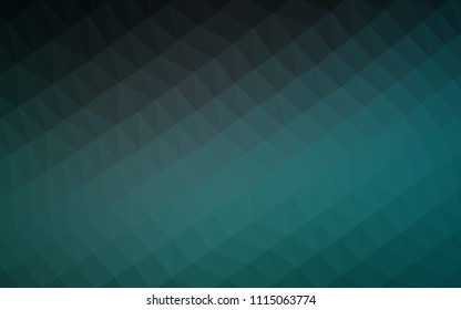 Dark Blue, Red vector low poly background. Glitter abstract illustration with an elegant design. Brand new style for your business design.
