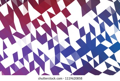 Dark Blue, Red vector low poly texture. A completely new color illustration in a vague style. A new texture for your design.
