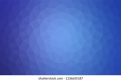 Dark Blue, Red vector low poly cover. Modern abstract illustration with triangles. Template for cell phone's backgrounds.