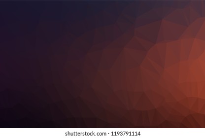 Dark Blue, Red vector low poly layout. A sample with polygonal shapes. A completely new template for your business design.