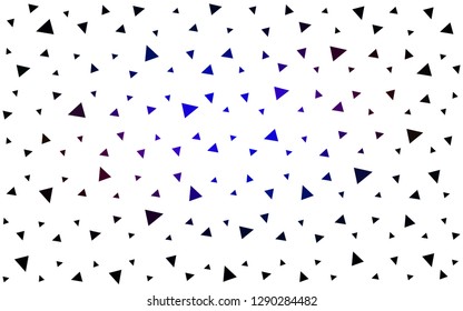 Dark Blue, Red vector  low poly background. Elegant bright polygonal illustration with gradient. Completely new template for your banner.