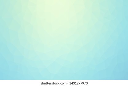 Dark Blue, Red vector low poly background. Triangular geometric sample with gradient.  New template for your brand book.