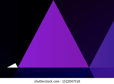 Dark Blue, Red vector low poly texture. A sample with polygonal shapes. Textured pattern for your backgrounds.