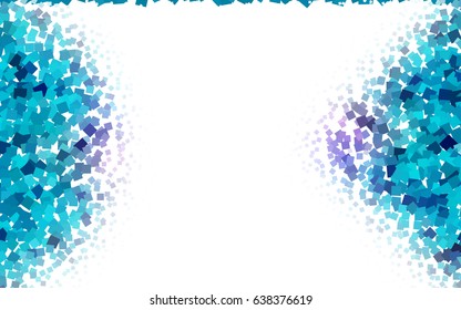 Dark Blue, Red vector low poly background. A sample with a polygonal design. Illustration in polygonal style with repeating squares