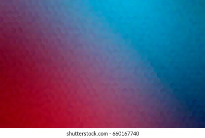 Dark Blue, Red vector low poly background. A sample with a polygonal design. Low poly illustration, low polygonal background.