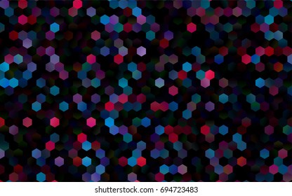 Dark Blue, Red vector low poly background. A sample with a polygonal design. Low poly illustration, low polygonal background.
