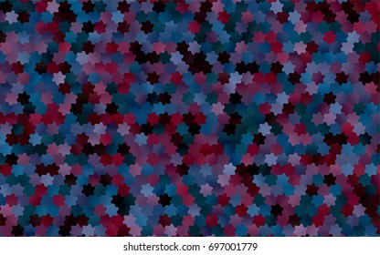 Dark Blue, Red vector low poly background. A sample with a polygonal design. Low poly illustration, low polygonal background.