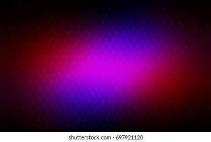 Dark Blue, Red vector low poly pattern. Modern geometrical abstract illustration with gradient. A new texture for your design.