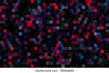 Dark Blue, Red vector low poly background. A sample with a polygonal design. Low poly illustration, low polygonal background.