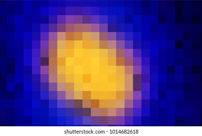 Dark Blue, Red vector modern geometrical background. Abstract template. Geometric pattern in square style with gradient.