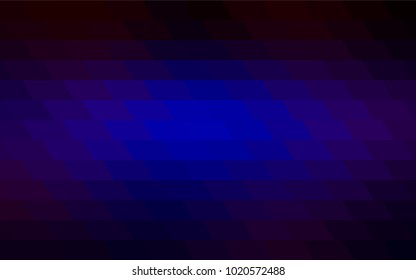 Dark Blue, Red vector modern geometrical background. Abstract template. Geometric pattern in square style with gradient.