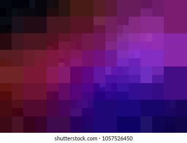 Dark Blue, Red vector modern geometrical abstract background. Texture template. Geometric pattern in Origami style with gradient. 