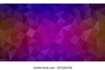 Dark Blue, Red vector modern geometrical abstract background. Texture, new background. Geometric background in Origami style with gradient. 