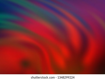 Dark Blue, Red vector modern elegant background. Creative illustration in halftone style with gradient. The template for backgrounds of cell phones.
