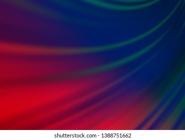 Dark Blue, Red vector modern bokeh pattern. A vague abstract illustration with gradient. The template for backgrounds of cell phones.