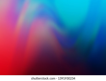 Dark Blue, Red vector modern elegant background. A vague abstract illustration with gradient. The best blurred design for your business.