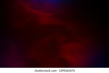 Dark Blue, Red vector modern elegant background. A completely new colored illustration in blur style. New style design for your brand book.