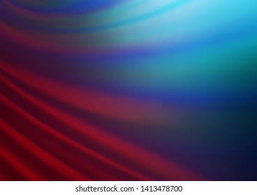 Dark Blue, Red vector modern elegant background. Modern geometrical abstract illustration with gradient. The background for your creative designs.